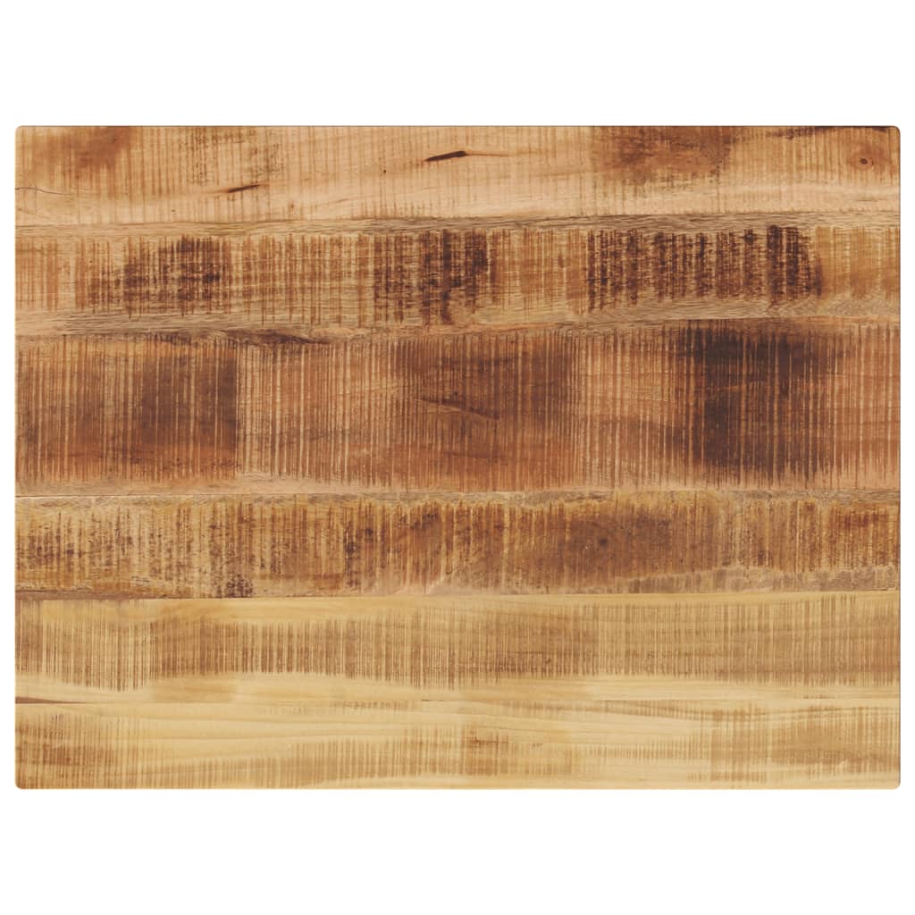 Dessus de table rectangulaire bois massif de manguier brut Plateaux de table vidaXL