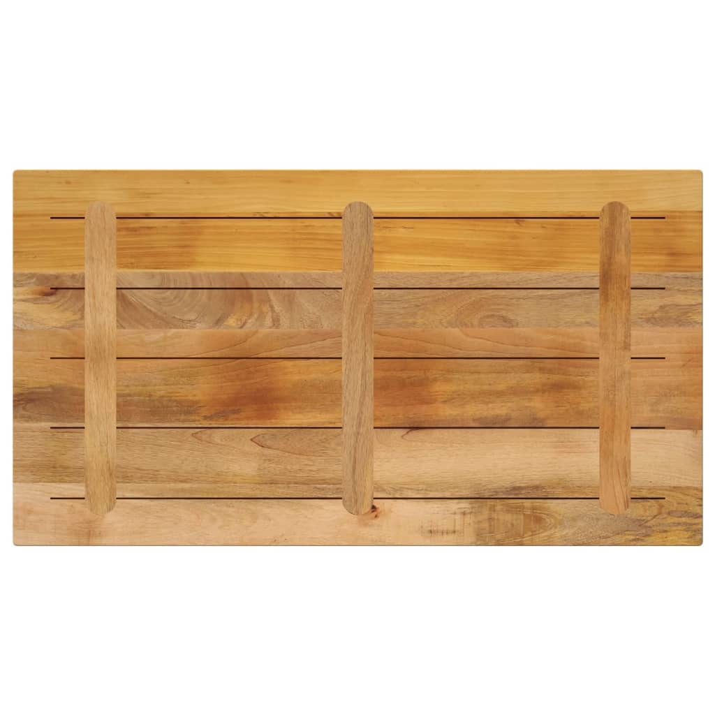 Dessus de table rectangulaire bois massif de manguier brut Plateaux de table vidaXL