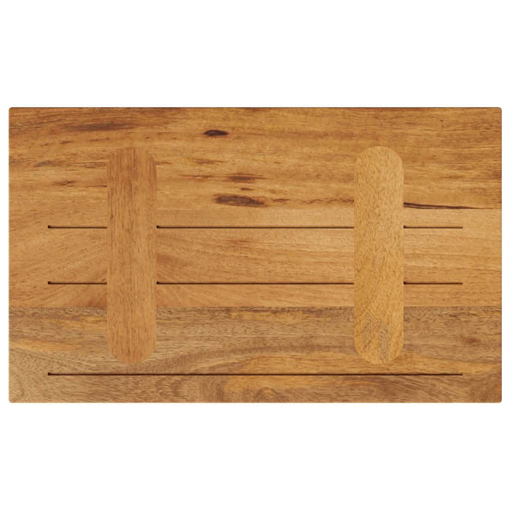 Dessus de table 60x20x2,5 cm rectangulaire bois massif manguier Plateaux de table vidaXL