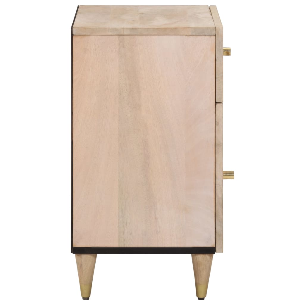 Table de chevet 50x33x60 cm bois de manguier massif Tables de chevet vidaXL   