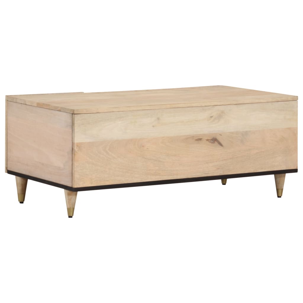 Table basse 100x54x40 cm bois de manguier massif Tables basses vidaXL   