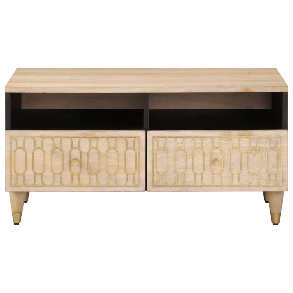 Table basse 80x54x40 cm bois de manguier massif Tables basses vidaXL   