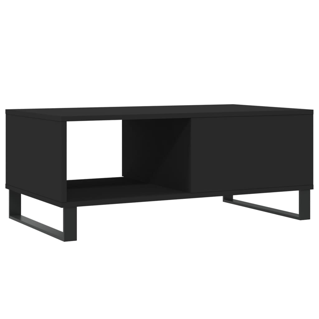 Table basse Noir 90x50x36,5 cm Bois d'ingénierie Tables basses vidaXL   