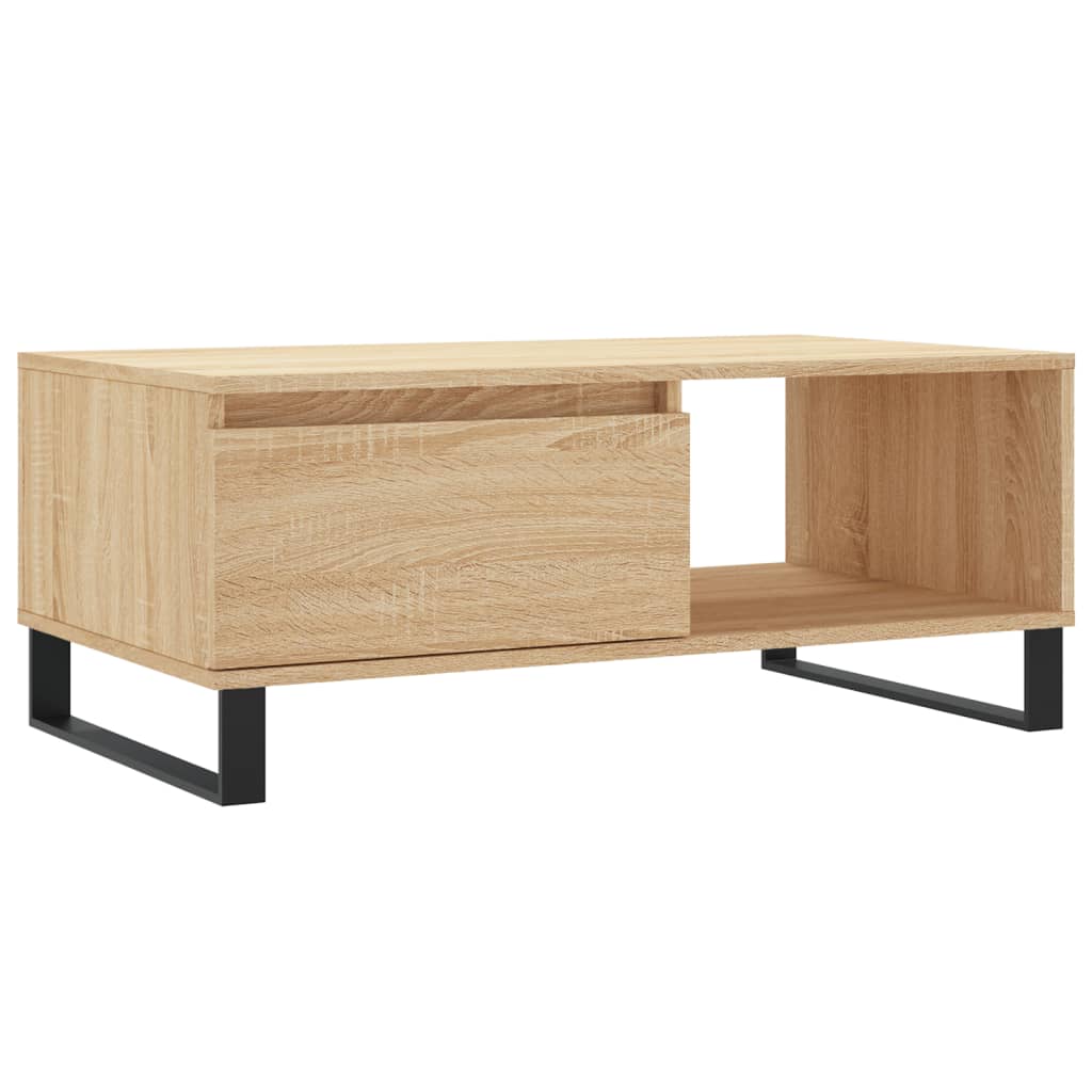 Table basse Chêne sonoma 90x50x36,5 cm Bois d'ingénierie Tables basses vidaXL   