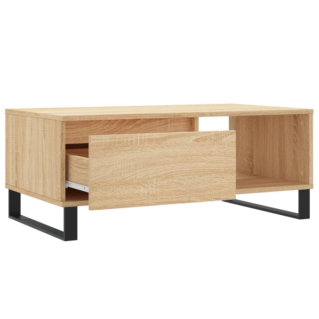 Table basse Chêne sonoma 90x50x36,5 cm Bois d'ingénierie Tables basses vidaXL   