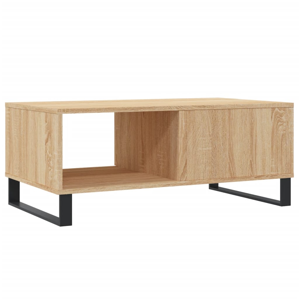 Table basse Chêne sonoma 90x50x36,5 cm Bois d'ingénierie Tables basses vidaXL   