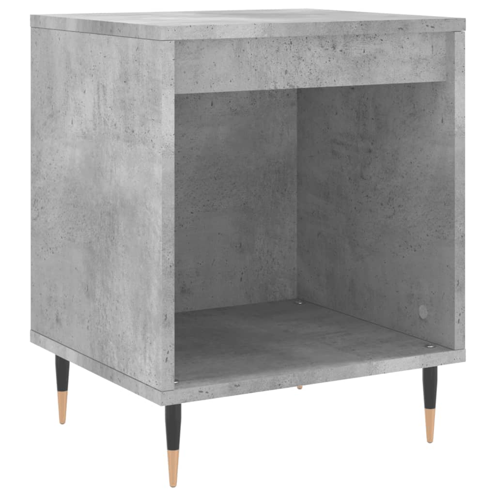 Table de chevet gris béton 40x35x50 cm bois d’ingénierie Tables de chevet vidaXL   