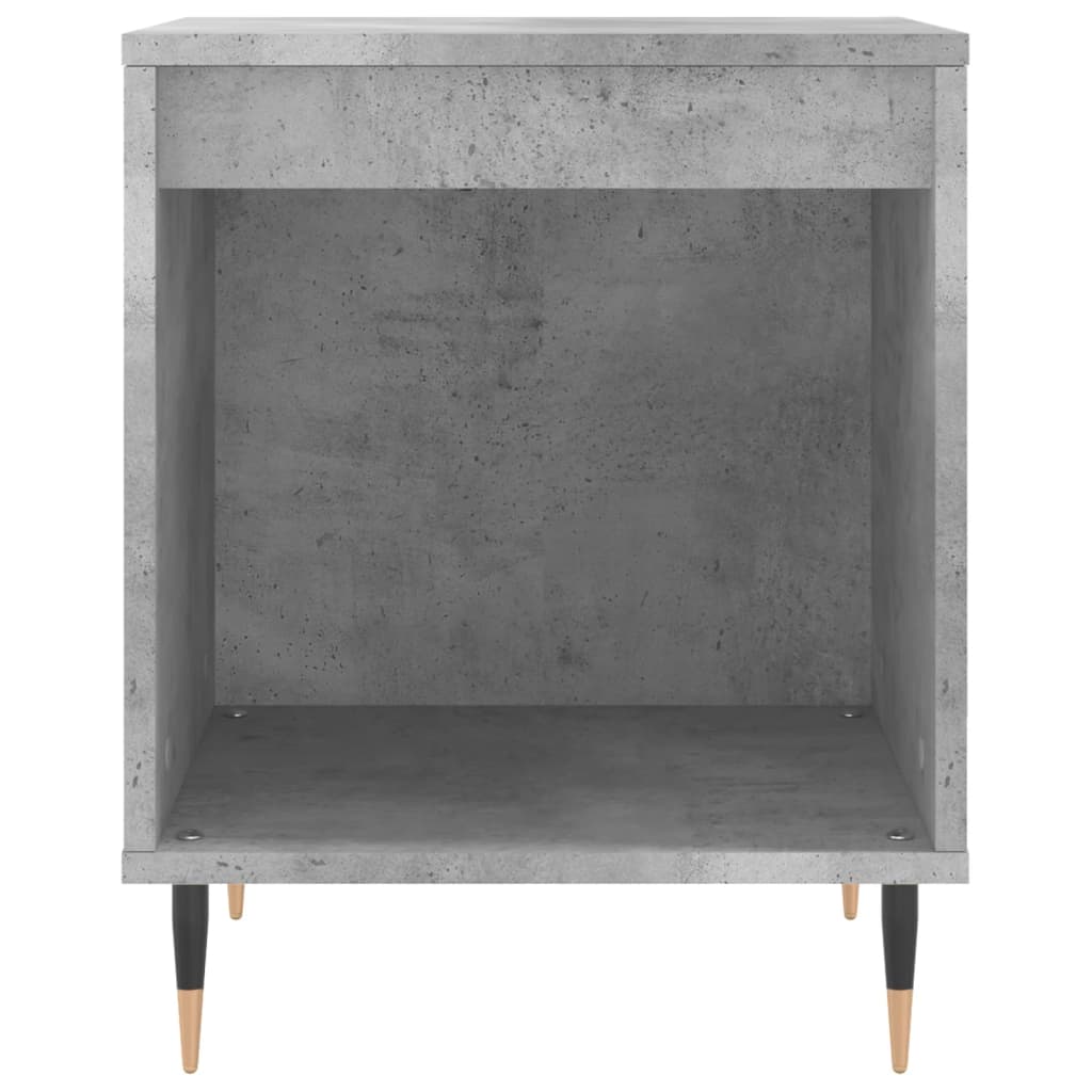 Table de chevet gris béton 40x35x50 cm bois d’ingénierie Tables de chevet vidaXL   