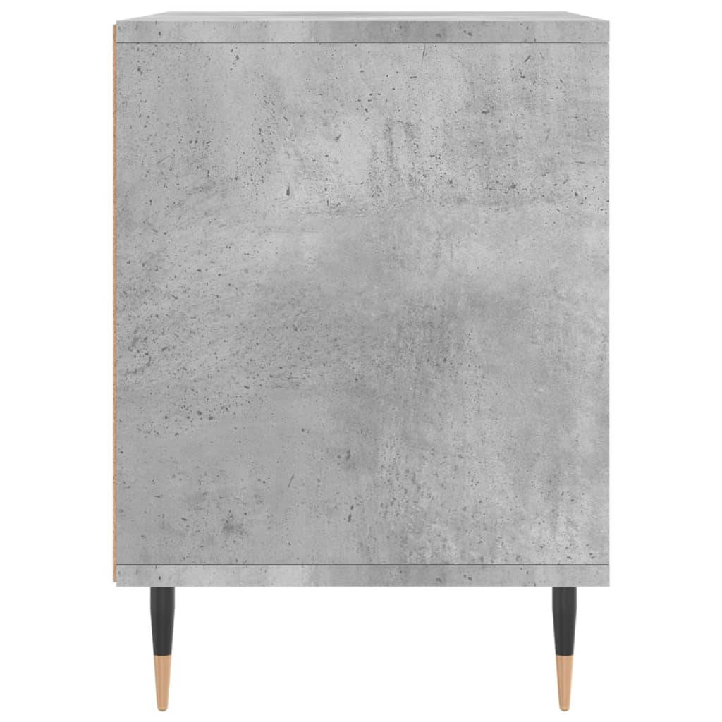 Table de chevet gris béton 40x35x50 cm bois d’ingénierie Tables de chevet vidaXL   