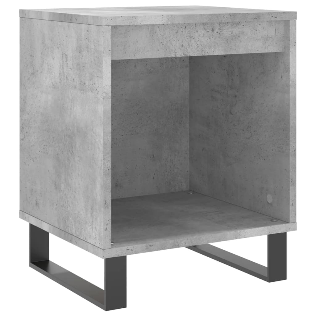 Tables de chevet 2 pcs gris béton 40x35x50 cm bois d’ingénierie Tables de chevet vidaXL   