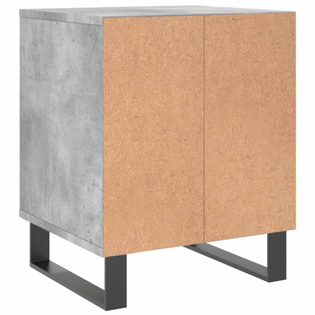 Tables de chevet 2 pcs gris béton 40x35x50 cm bois d’ingénierie Tables de chevet vidaXL   