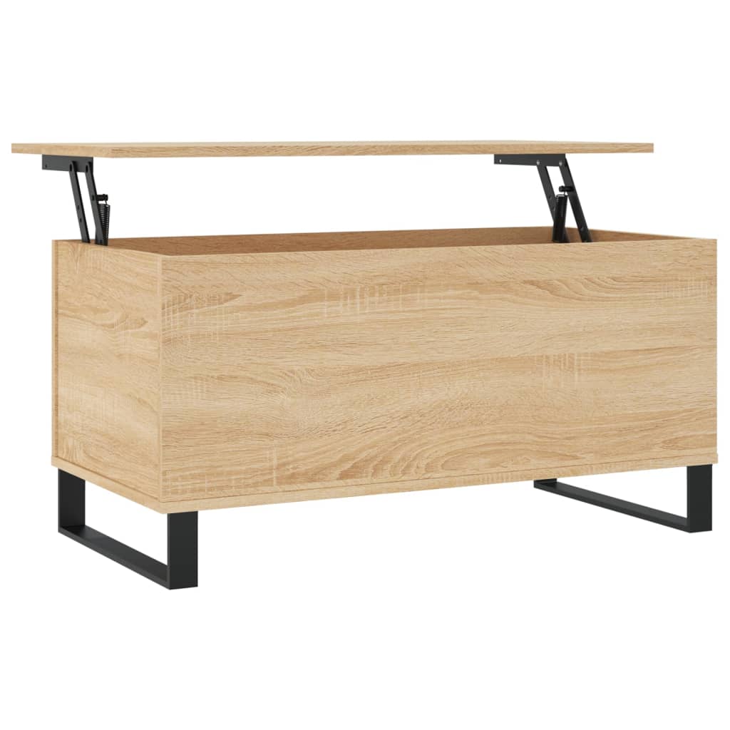 Table basse Chêne sonoma 90x44,5x45 cm Bois d'ingénierie Tables basses vidaXL   