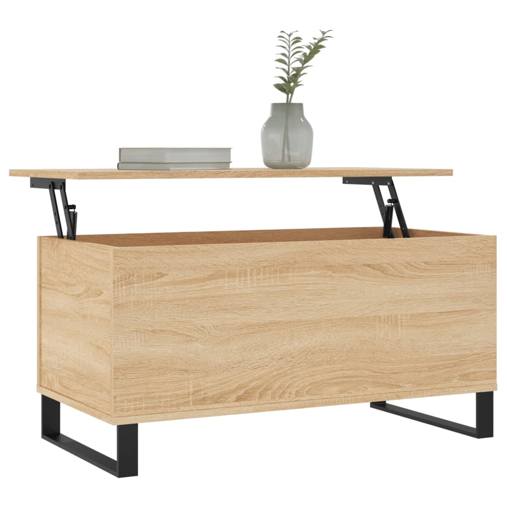 Table basse Chêne sonoma 90x44,5x45 cm Bois d'ingénierie Tables basses vidaXL   