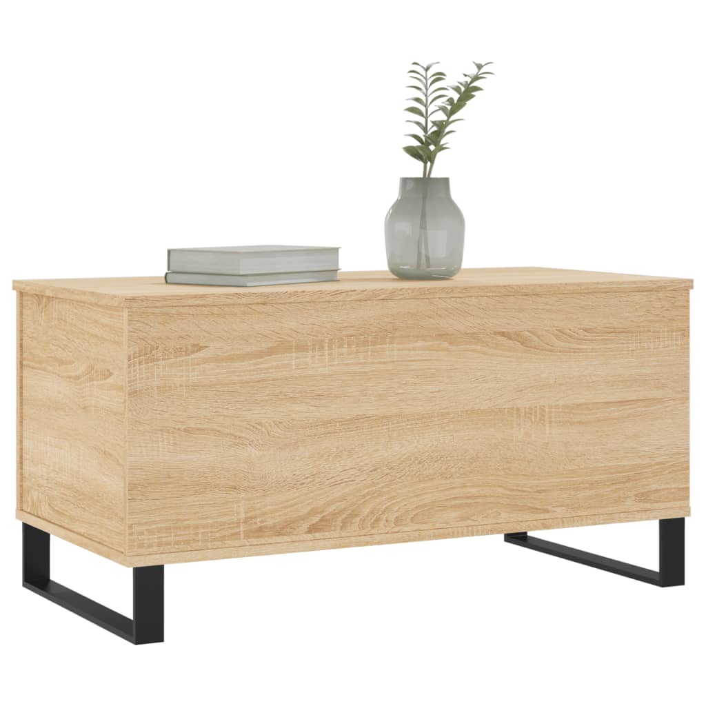 Table basse Chêne sonoma 90x44,5x45 cm Bois d'ingénierie Tables basses vidaXL   