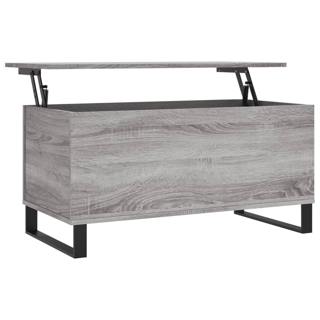 Table basse Sonoma gris 90x44,5x45 cm Bois d'ingénierie Tables basses vidaXL   