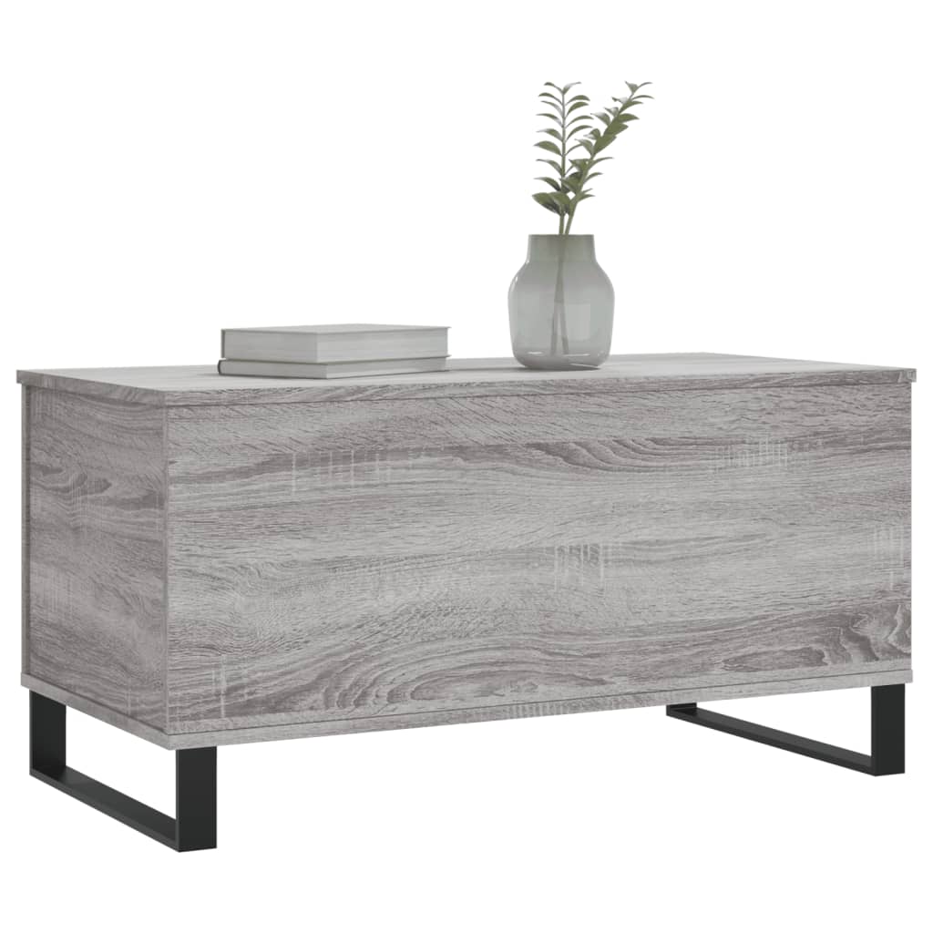 Table basse Sonoma gris 90x44,5x45 cm Bois d'ingénierie Tables basses vidaXL   