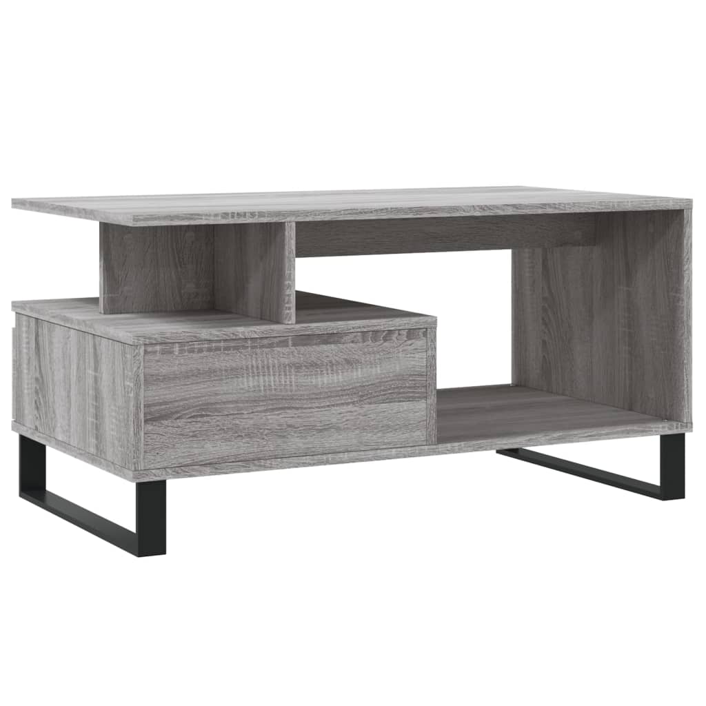 Table basse Sonoma gris 90x49x45 cm Bois d'ingénierie Tables basses vidaXL   