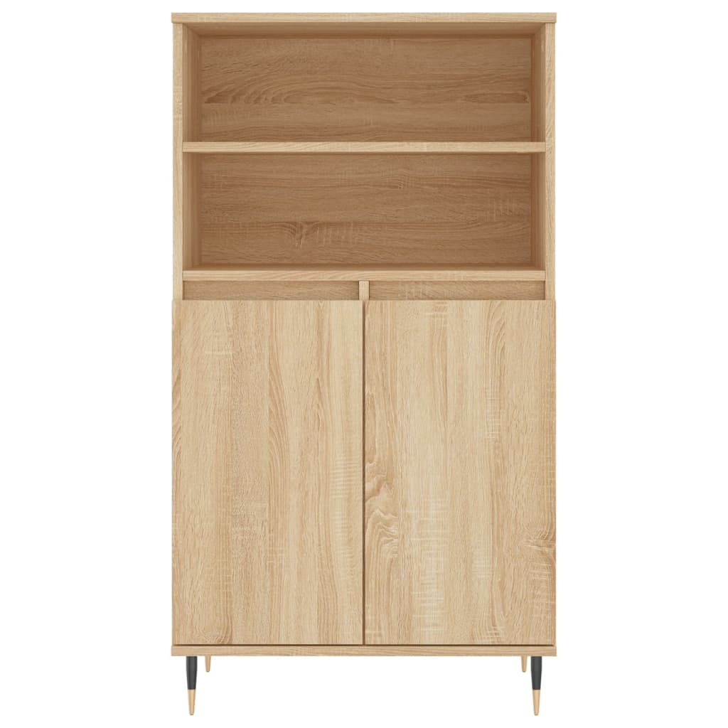 Buffet haut Chêne sonoma 60x36x110 cm Bois d'ingénierie - Xios Store SNC