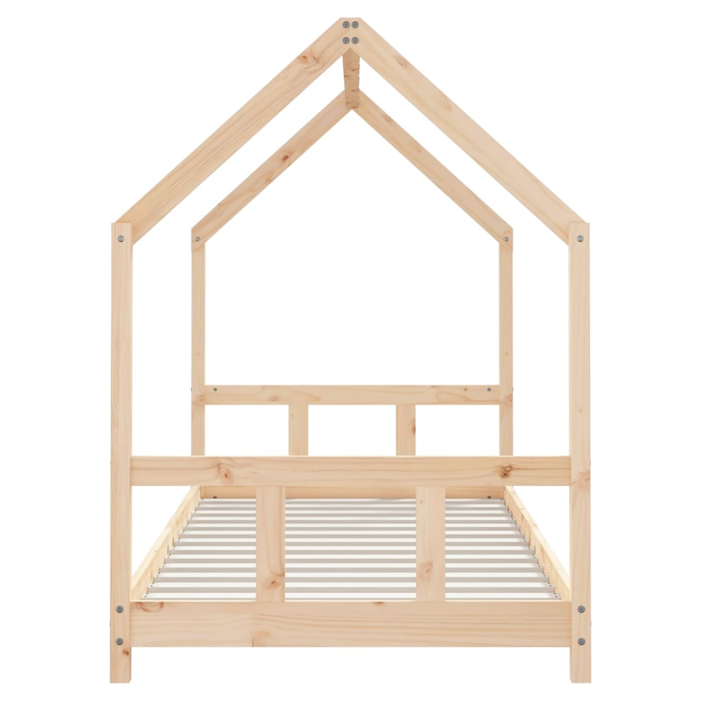 Cadre de lit pour enfants 90x200 cm bois de pin massif Lits bébés et enfants vidaXL   