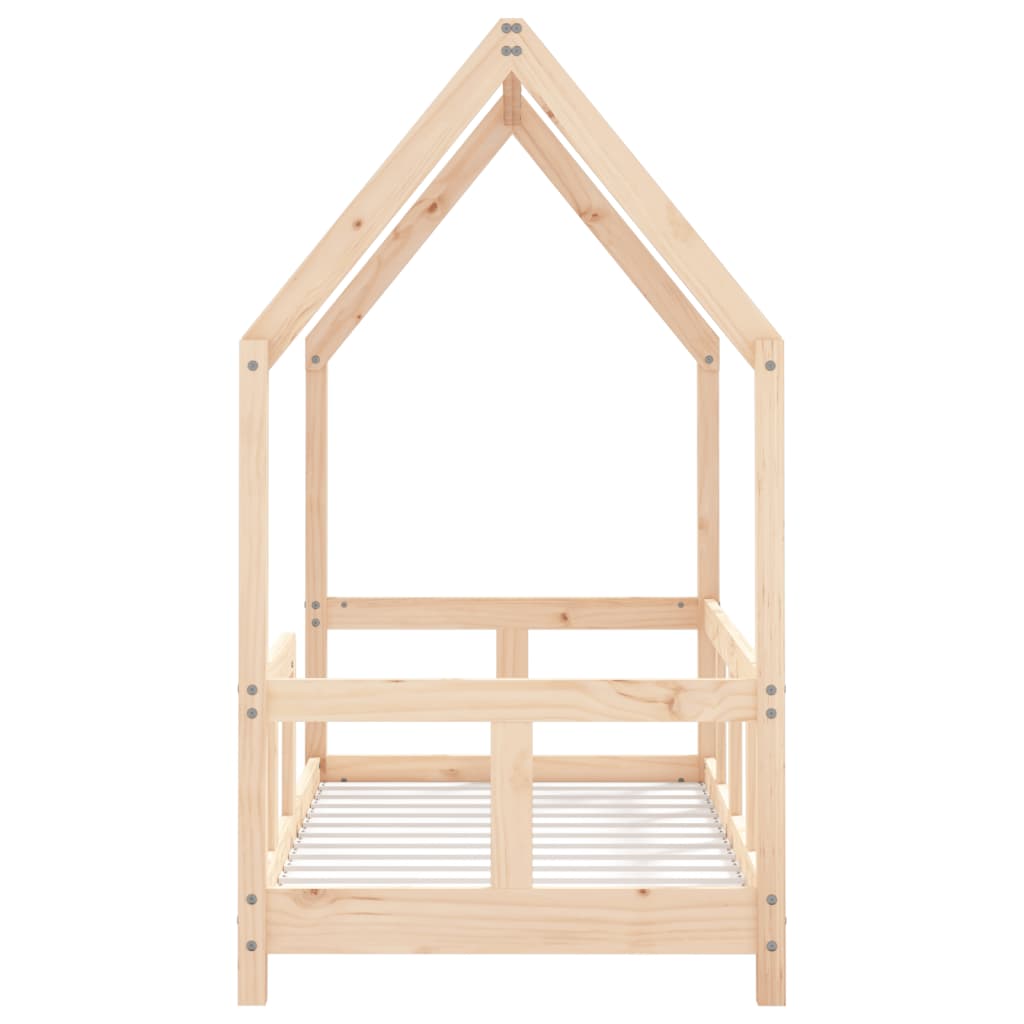 Cadre de lit pour enfant 70x140 cm bois de pin massif Lits bébés et enfants vidaXL   