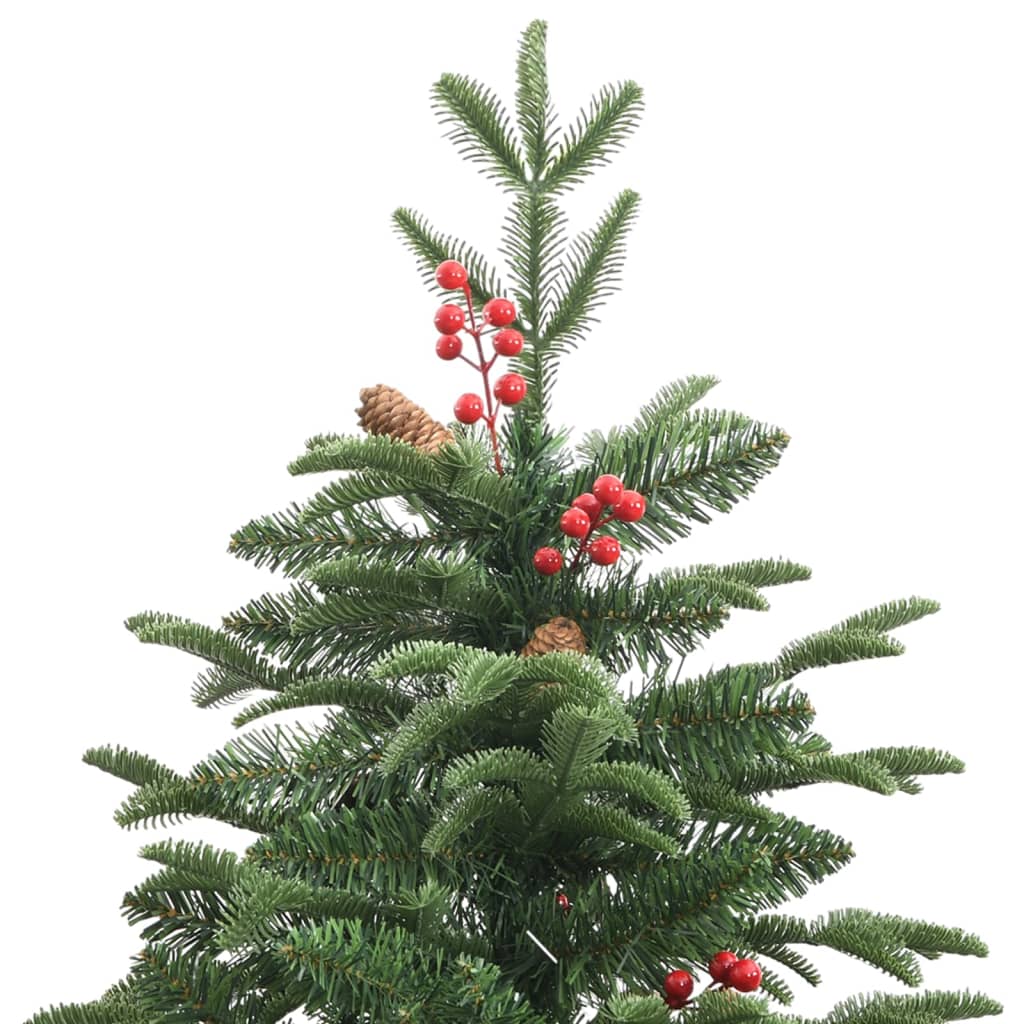 Sapin de Noël artificiel avec pommes de pin et baies 180 cm - Xios Store SNC