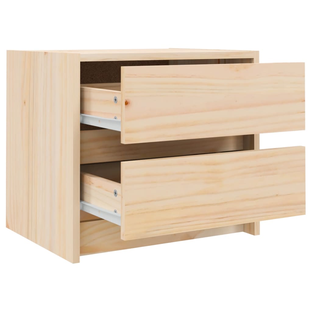 Table de chevet 40x31x35,5 cm bois de pin massif Tables de chevet vidaXL   