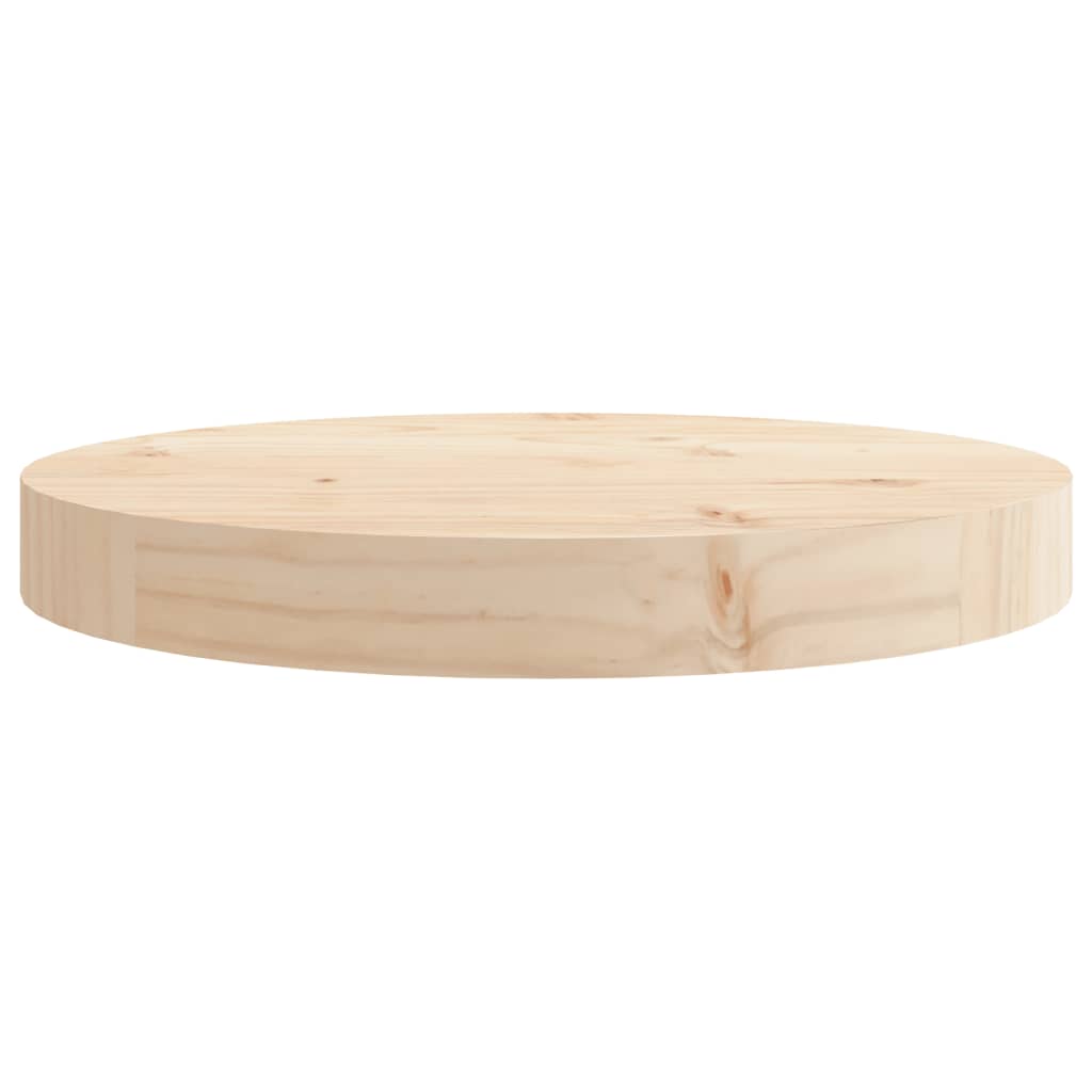 Dessus de table rond Ø30x3 cm bois de pin massif Plateaux de table vidaXL   