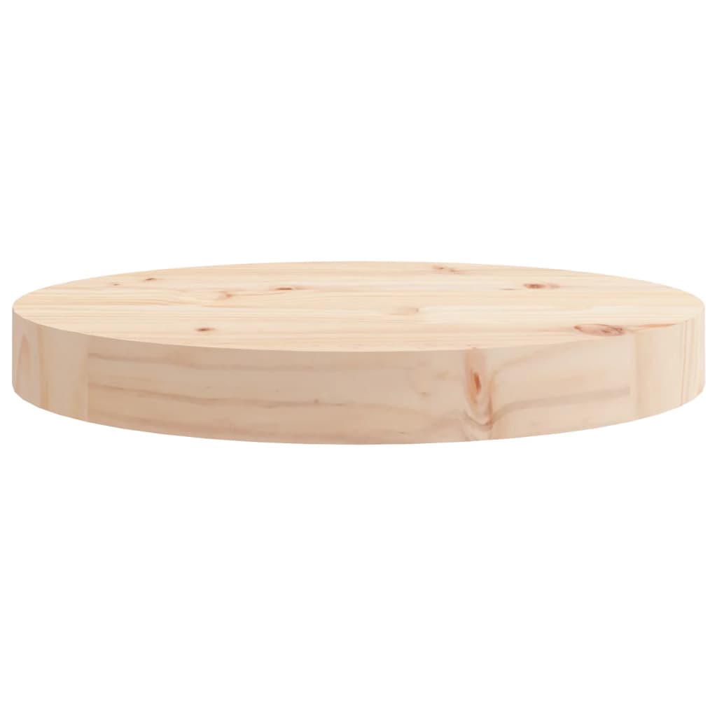 Dessus de table rond Ø30x3 cm bois de pin massif Plateaux de table vidaXL   