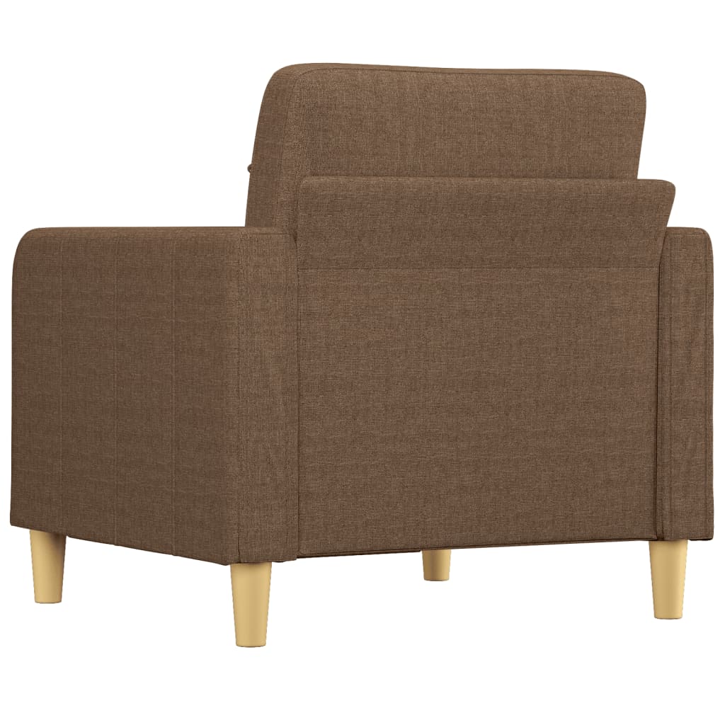 Fauteuil Marron 60 cm Tissu Canapés vidaXL   