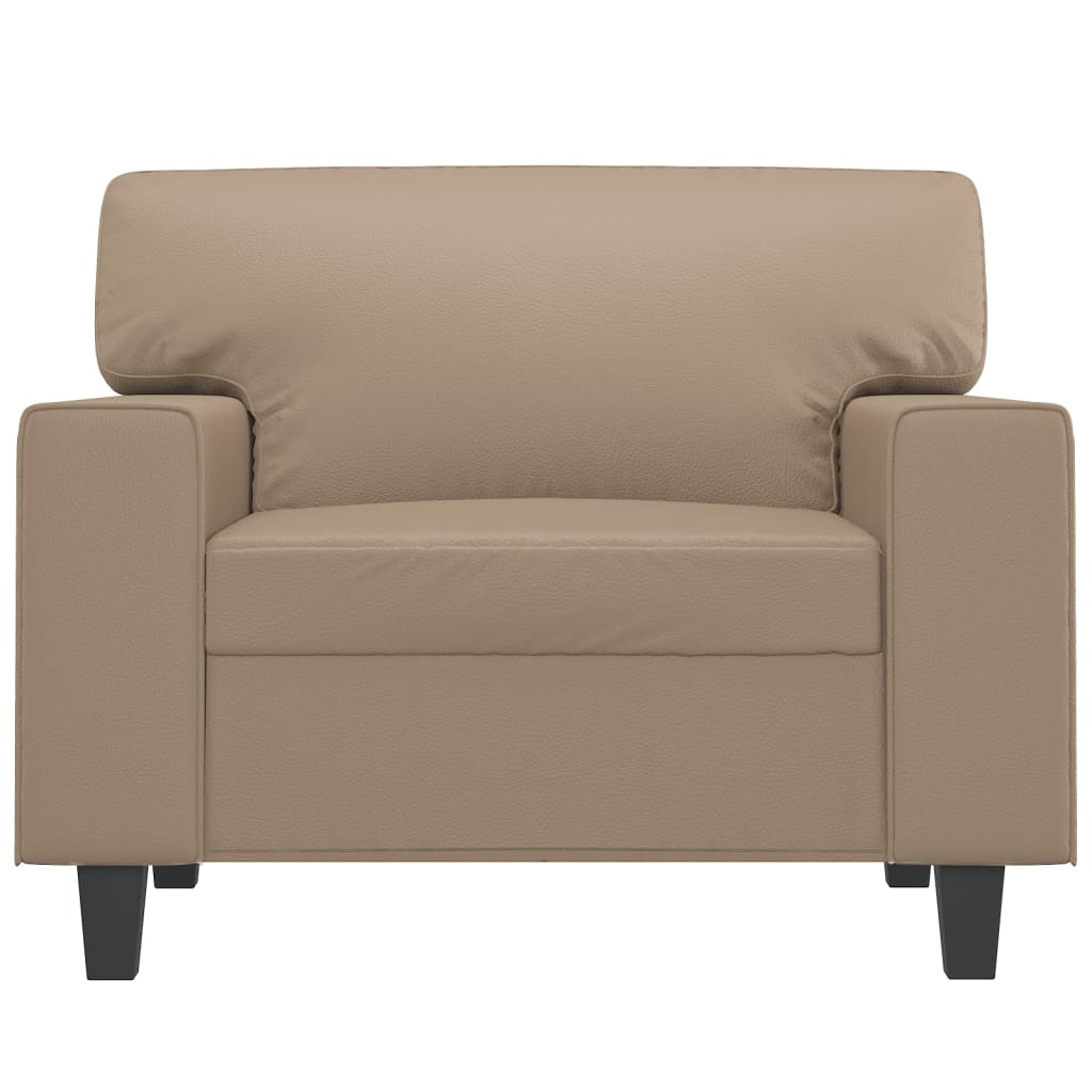 Fauteuil Cappuccino 60 cm Similicuir Canapés vidaXL   