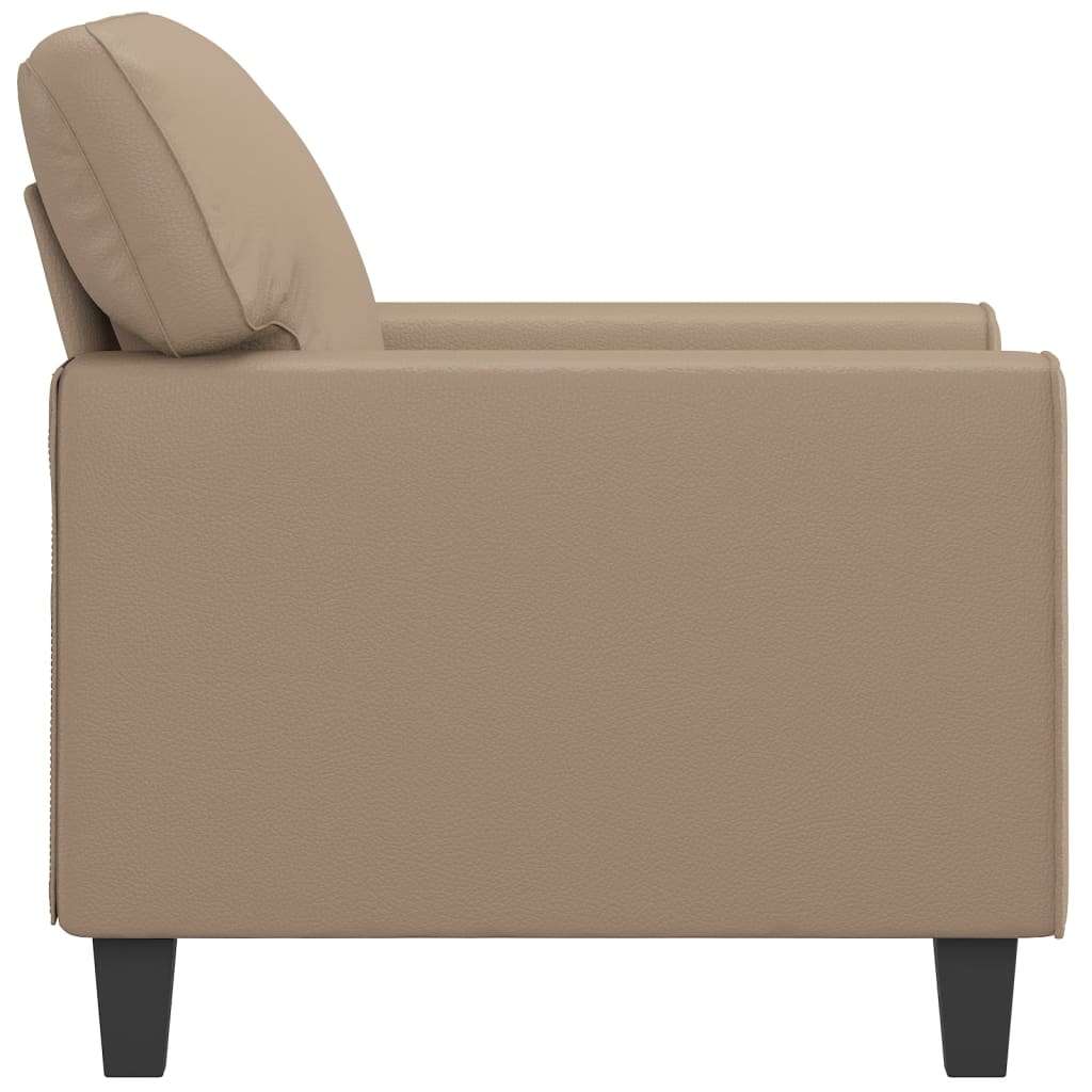 Fauteuil Cappuccino 60 cm Similicuir Canapés vidaXL   