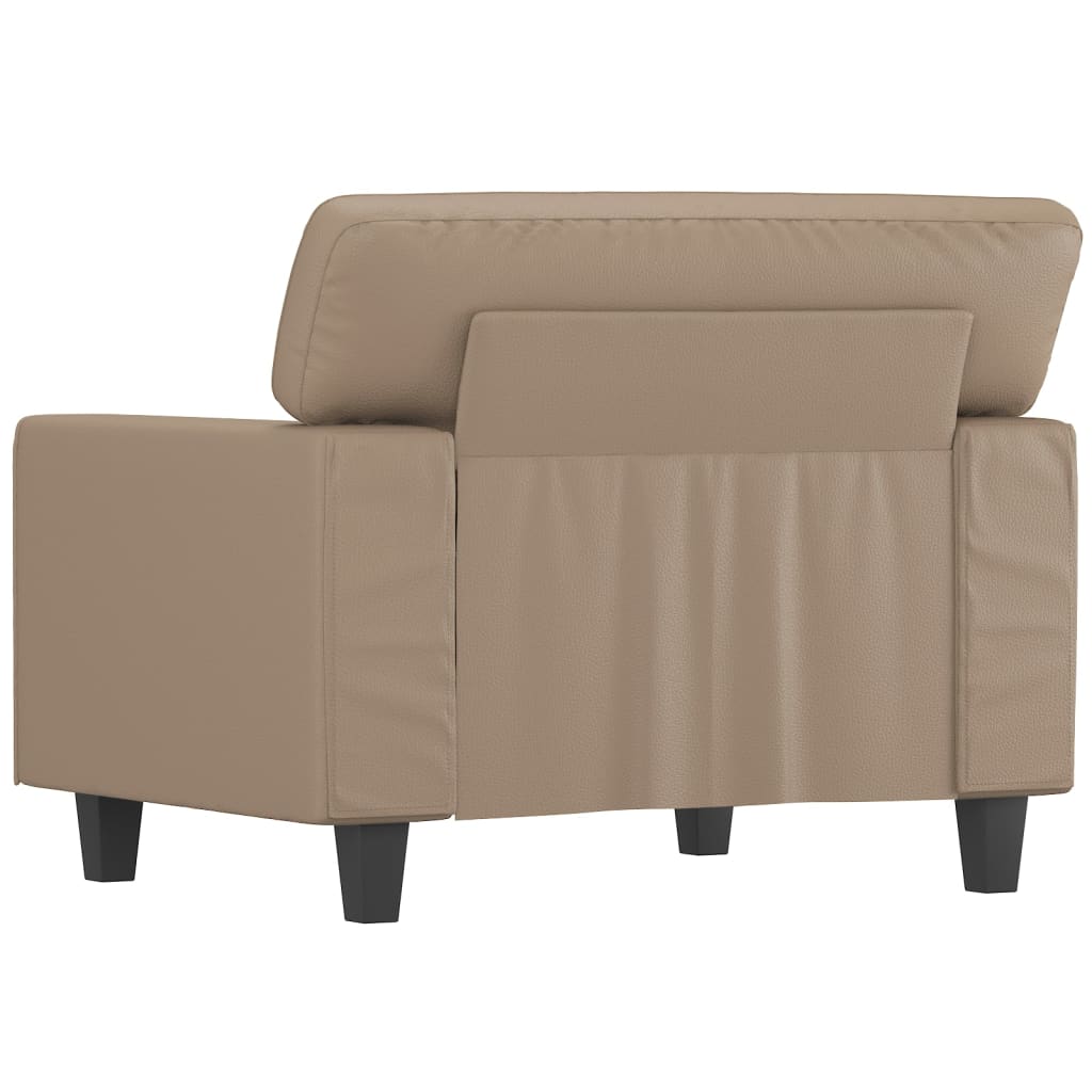 Fauteuil Cappuccino 60 cm Similicuir Canapés vidaXL   