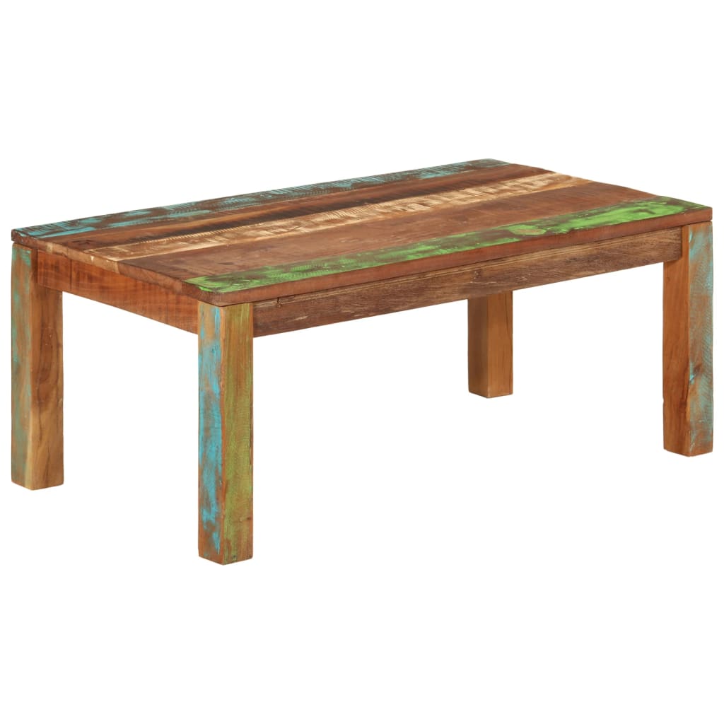 Table basse 100x55x40 cm bois de récupération massif Tables basses vidaXL   