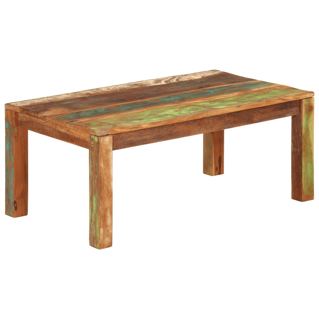 Table basse 100x55x40 cm bois de récupération massif Tables basses vidaXL   