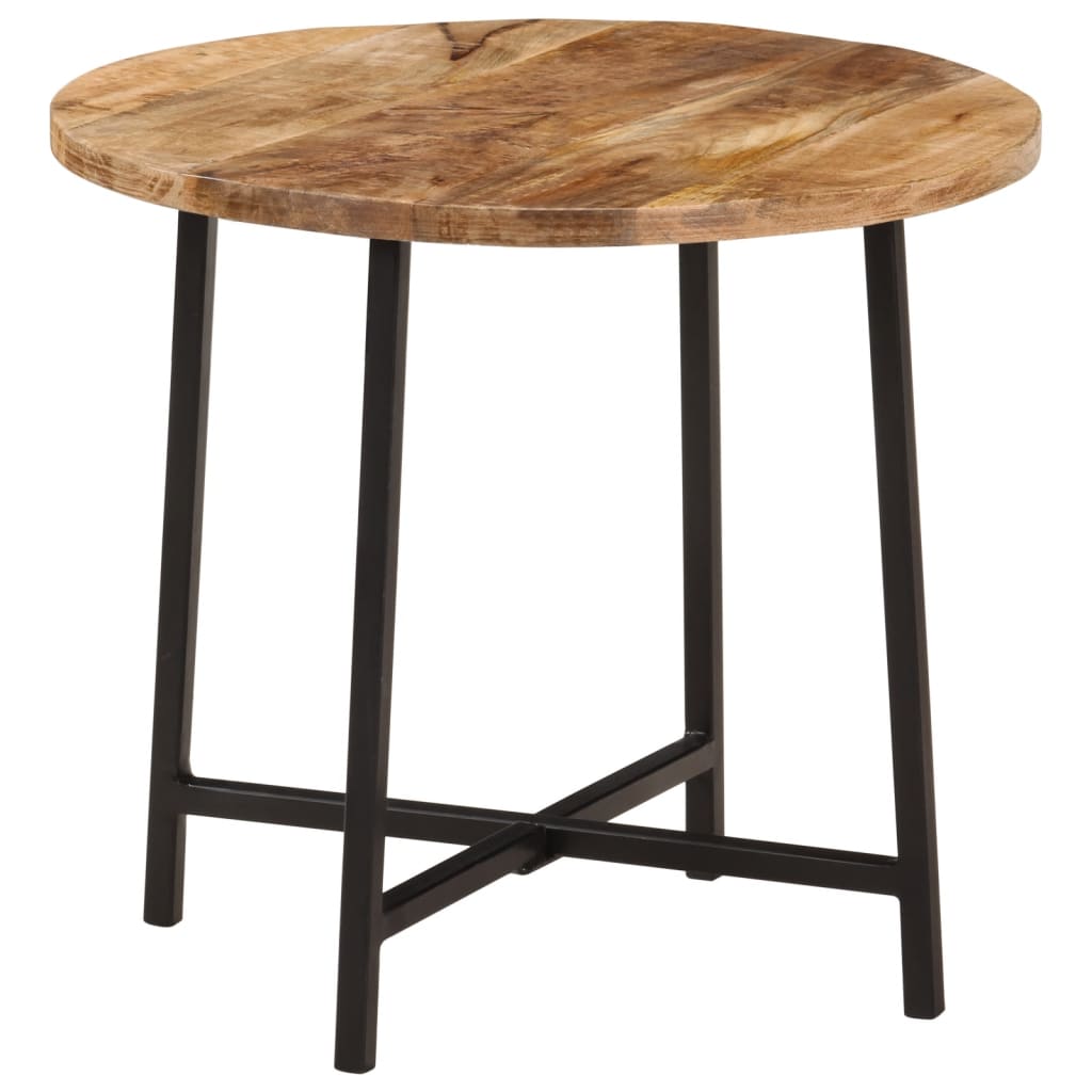 Table basse 45x45x40 cm bois de manguier solide et fer Tables basses vidaXL   