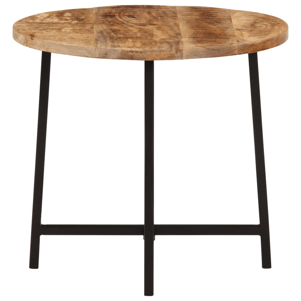 Table basse 45x45x40 cm bois de manguier solide et fer Tables basses vidaXL   