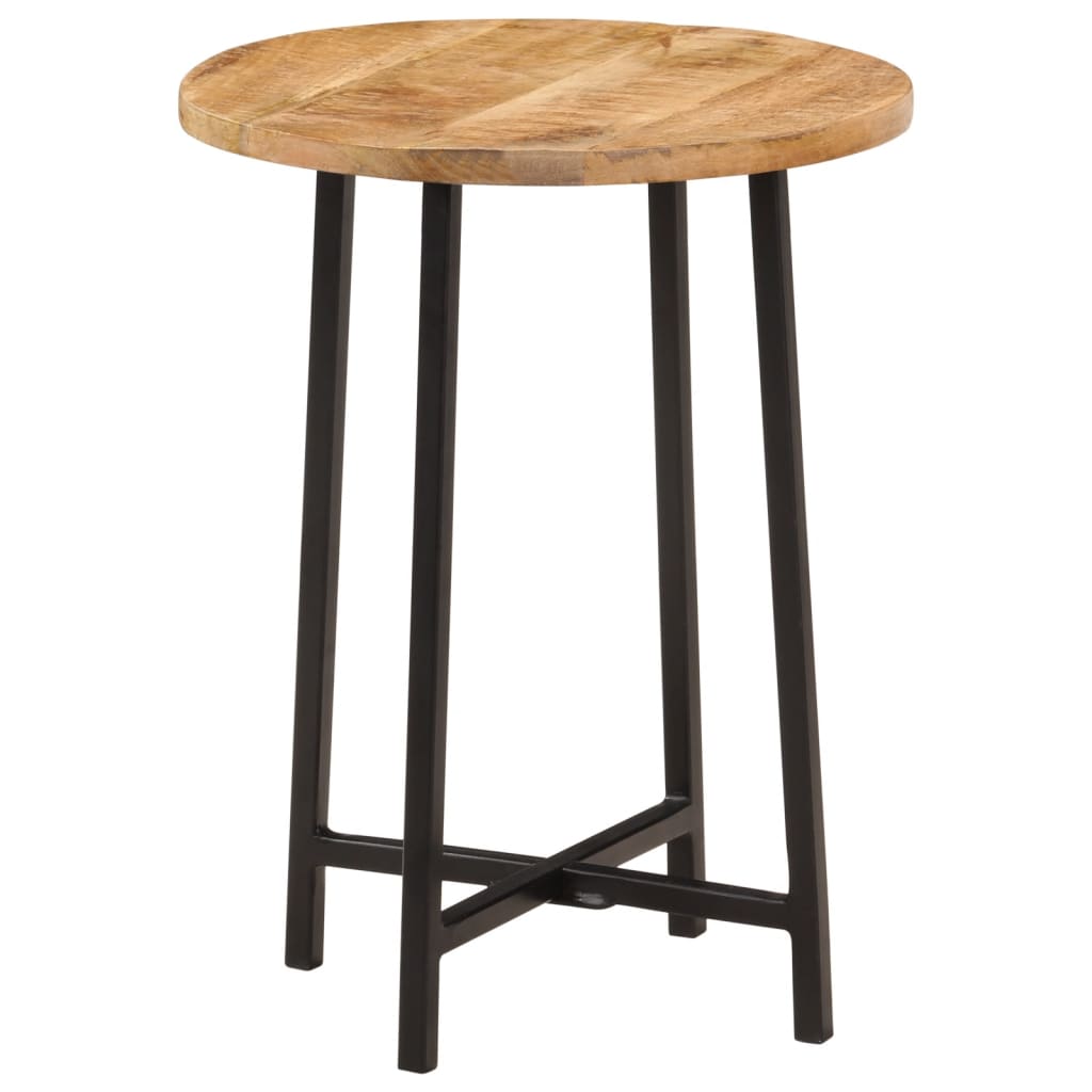 Table basse 35x35x45 cm bois de manguier solide et fer Tables basses vidaXL   