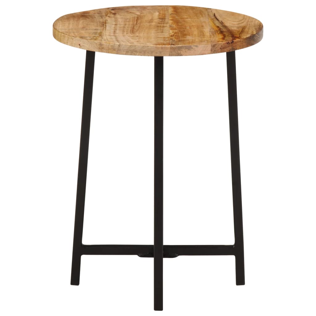 Table basse 35x35x45 cm bois de manguier solide et fer Tables basses vidaXL   