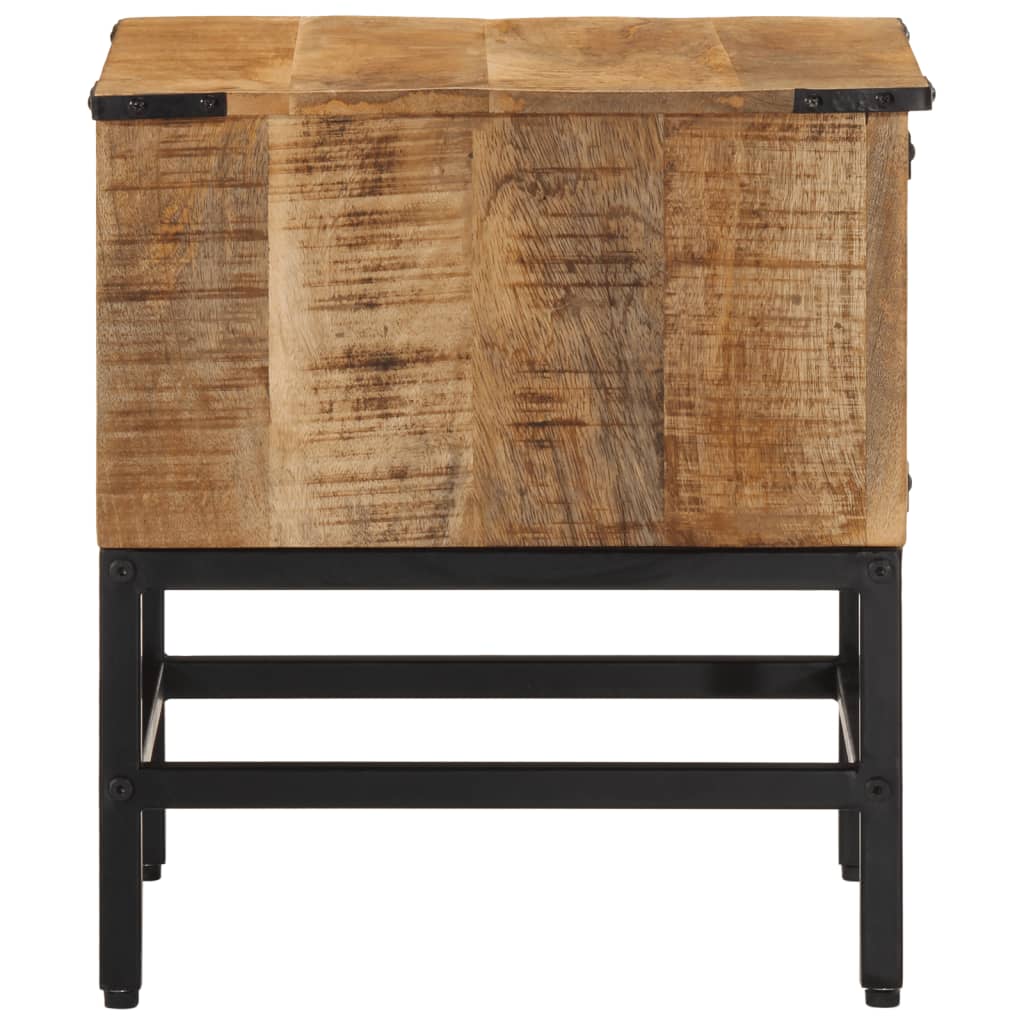 Table de chevet 40x40x45 cm bois de manguier massif Tables de chevet vidaXL   