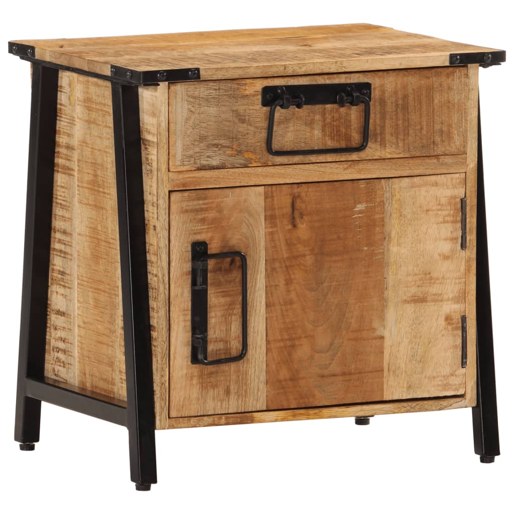 Table de chevet 40x30x42 cm bois de manguier massif Tables de chevet vidaXL   