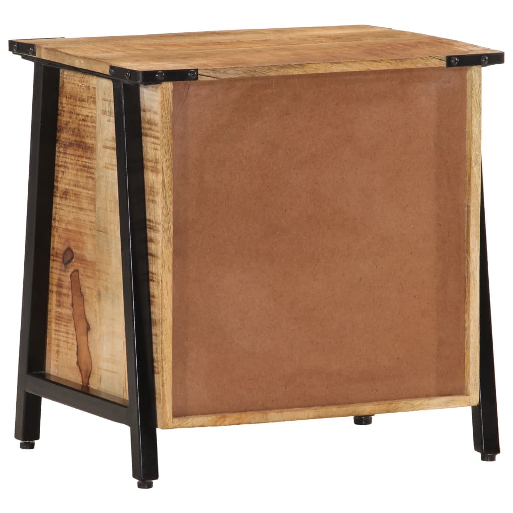 Table de chevet 40x30x42 cm bois de manguier massif Tables de chevet vidaXL   