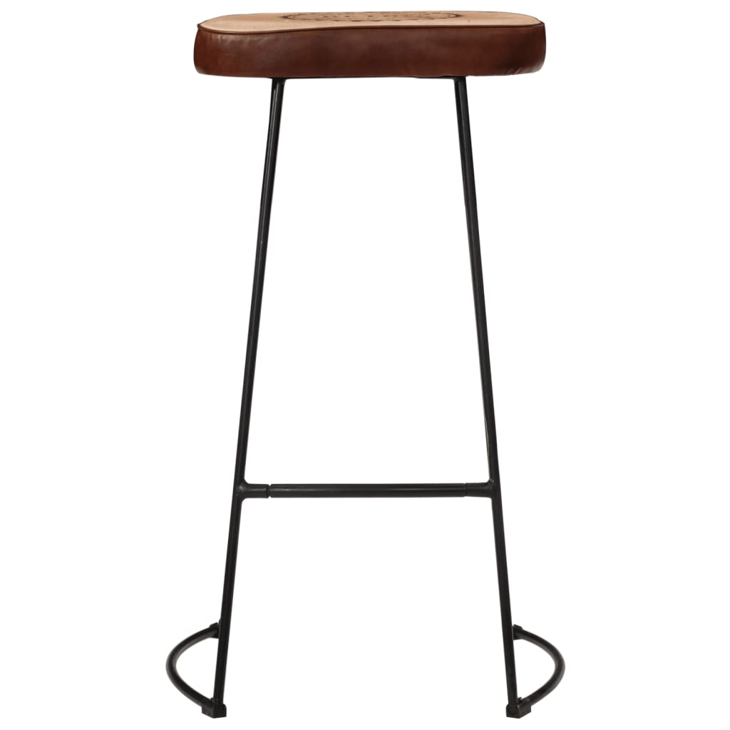 Tabourets de bar lot de 2 marron foncé 44x37,5x78 cm Tabourets de bar vidaXL   