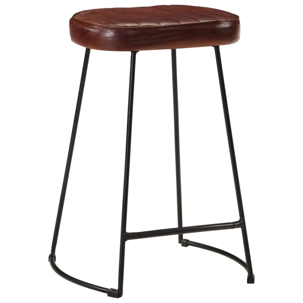 Tabourets de bar lot de 2 marron foncé 41x29x62 cm Tabourets de bar vidaXL   