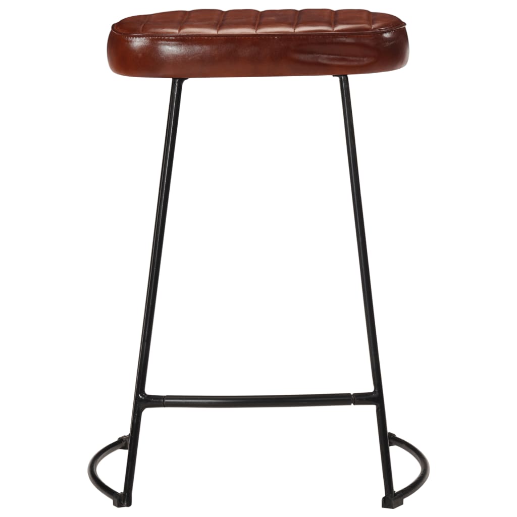 Tabourets de bar lot de 2 marron foncé 41x29x62 cm Tabourets de bar vidaXL   