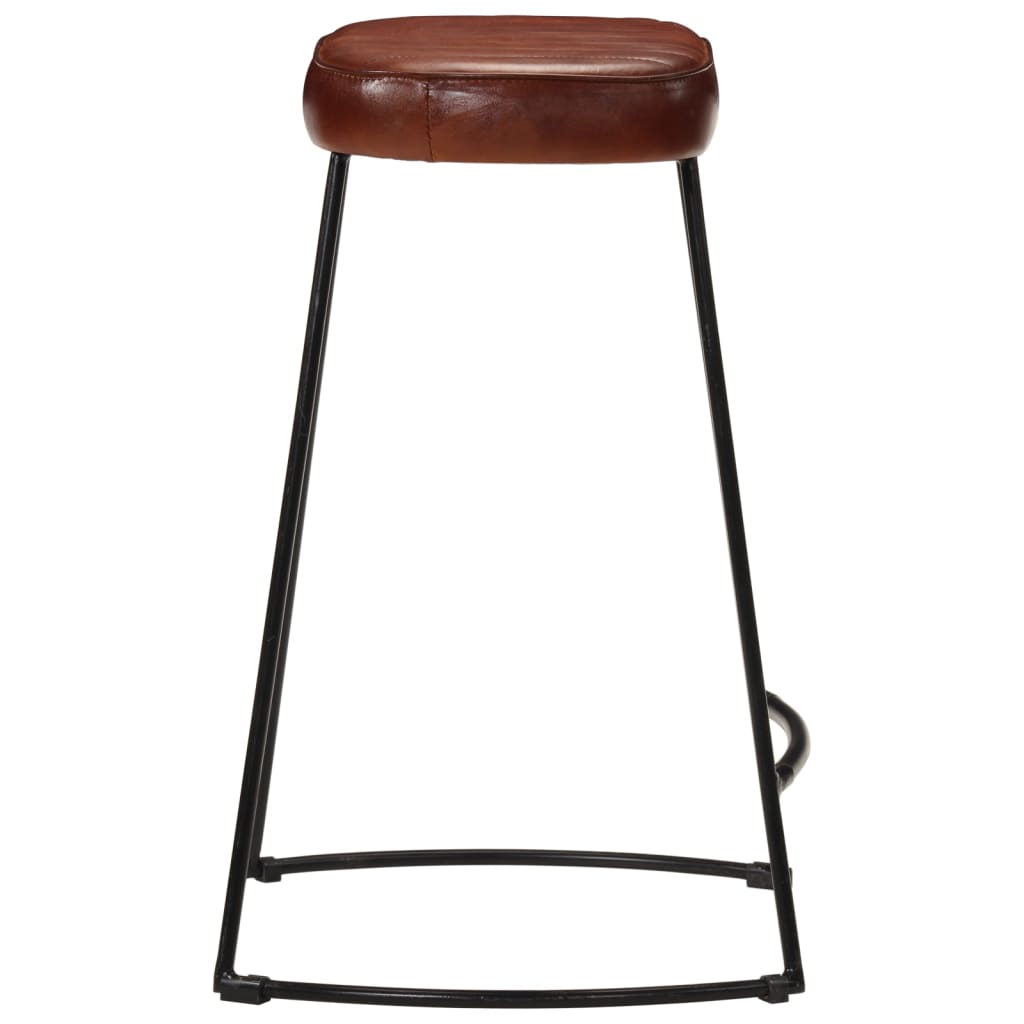 Tabourets de bar lot de 2 marron foncé 41x29x62 cm Tabourets de bar vidaXL   