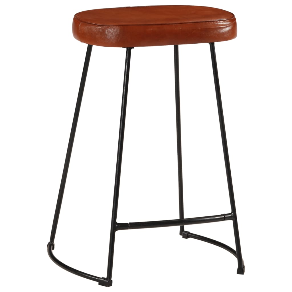 Tabourets de bar lot de 2 marron foncé 41x29x62 cm Tabourets de bar vidaXL   