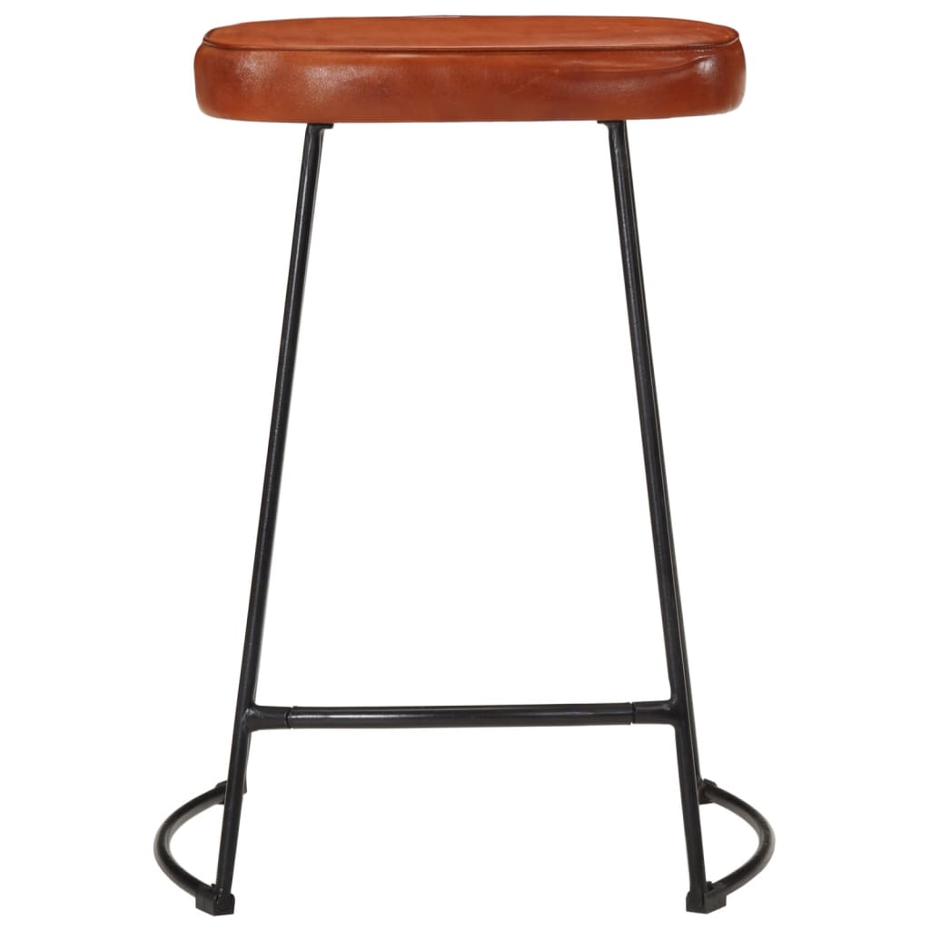 Tabourets de bar lot de 2 marron foncé 41x29x62 cm Tabourets de bar vidaXL   