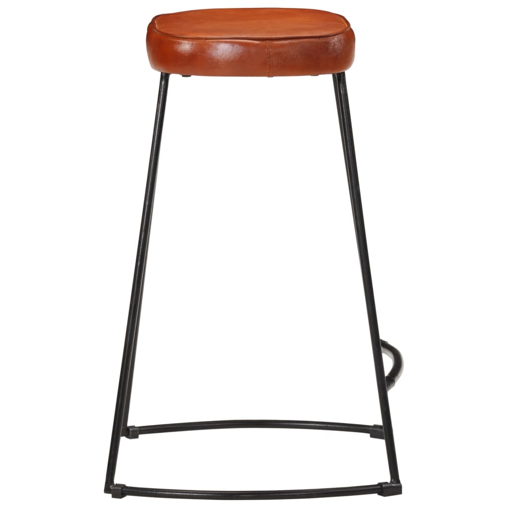 Tabourets de bar lot de 2 marron foncé 41x29x62 cm Tabourets de bar vidaXL   