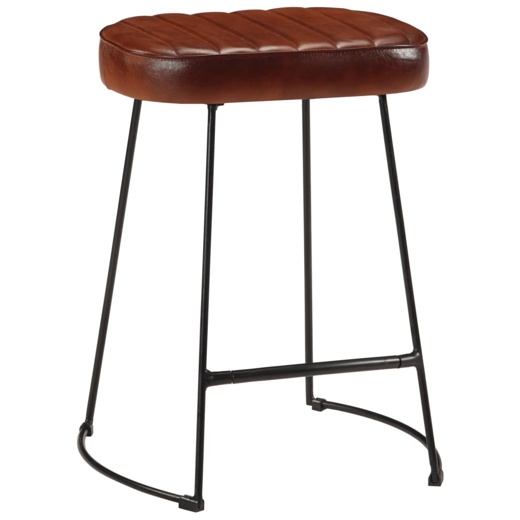 Tabourets de bar lot de 2 marron foncé 40x29,5x53 cm Tabourets de bar vidaXL   