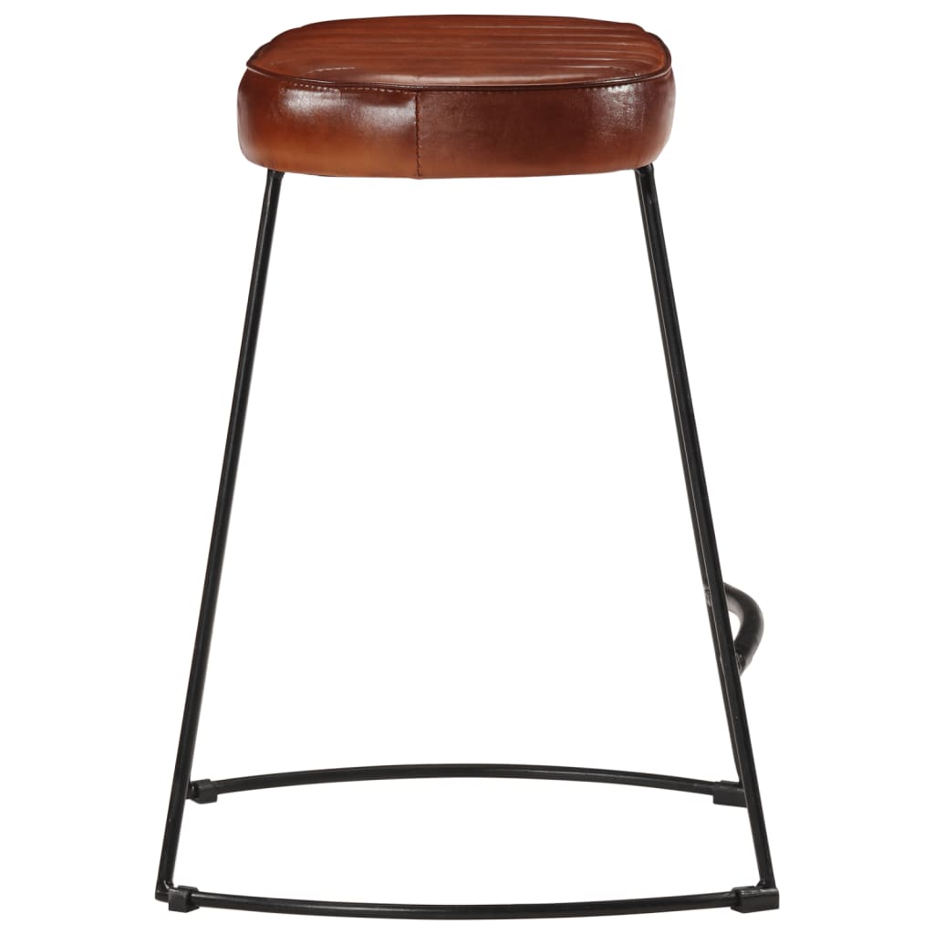 Tabourets de bar lot de 2 marron foncé 40x29,5x53 cm Tabourets de bar vidaXL   